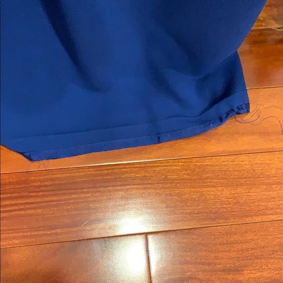 BCBG Viviane Blue Beaded Halter Evening Gown! - Picture 4 of 4